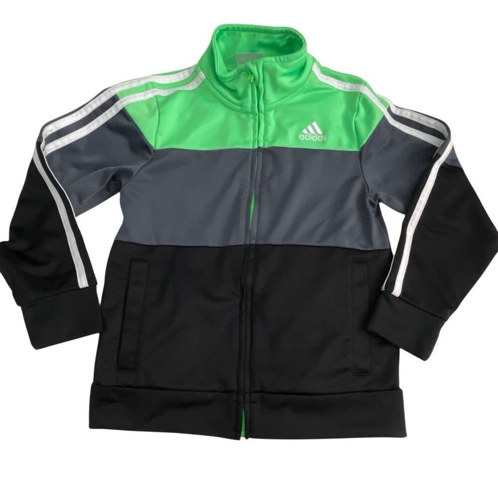 EUC Adidas Full Zip Soft Shell Jacket - Size 5